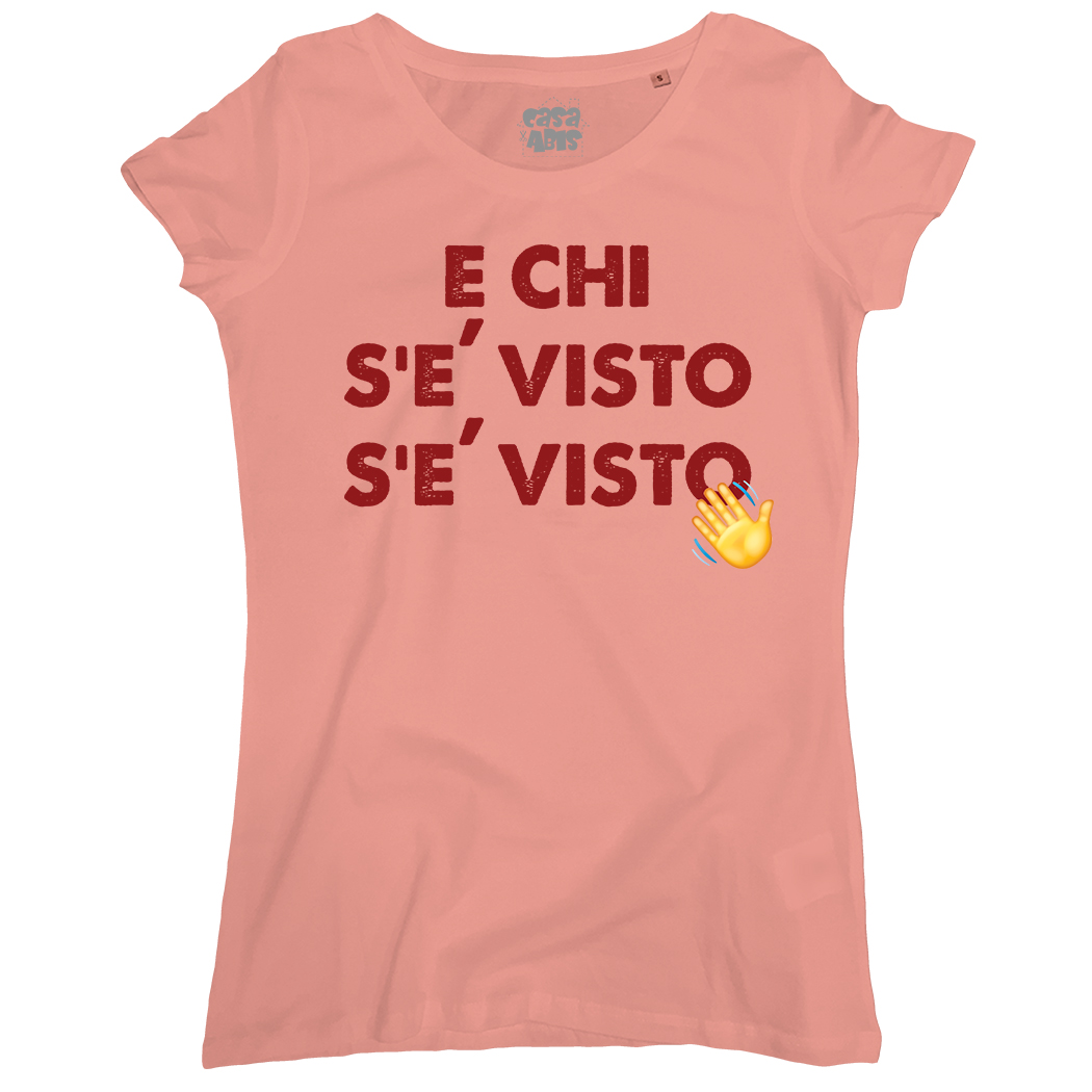 T-SHIRT DONNA - E CHI S'E' VISTO rose-clay