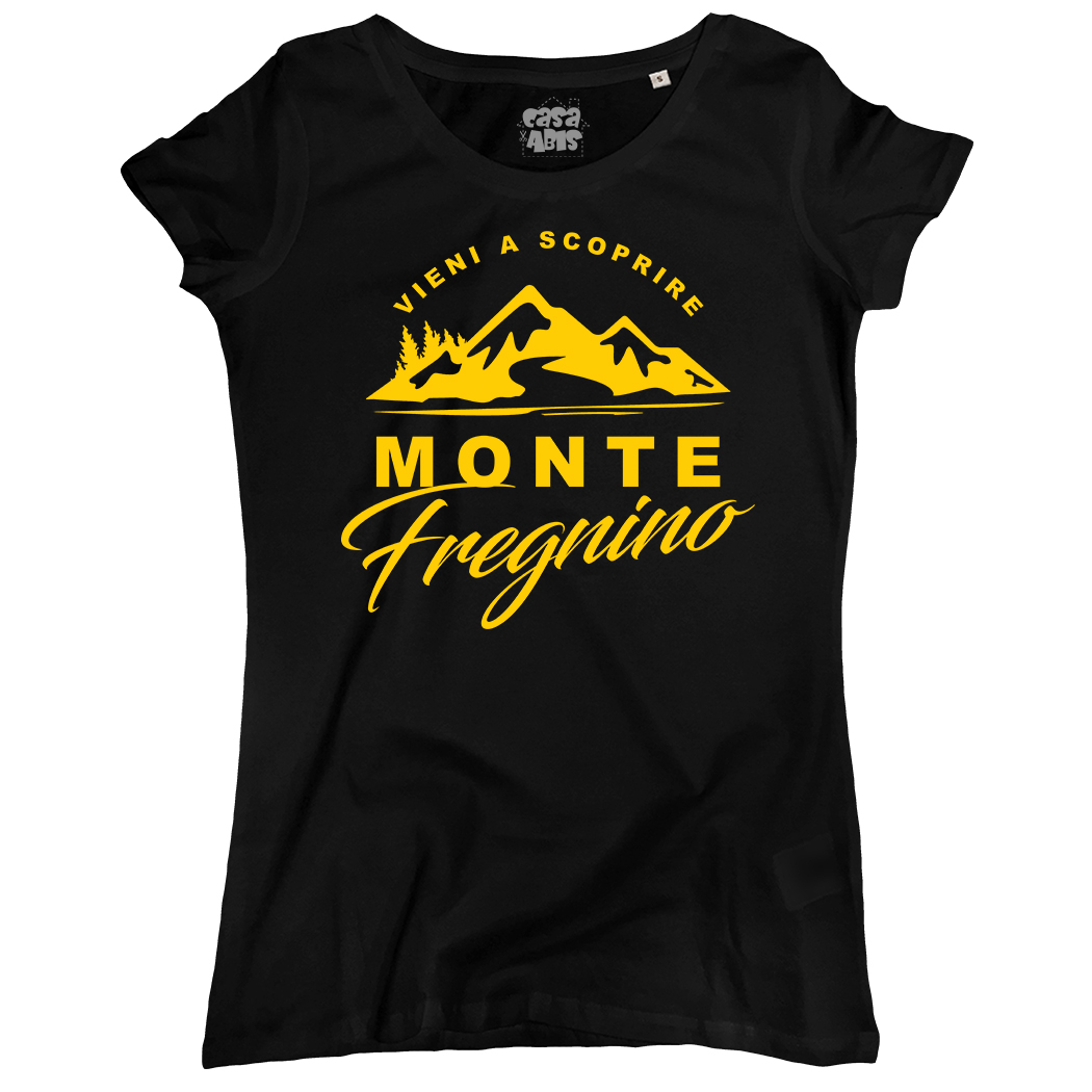T-SHIRT DONNA - MONTE FREGNINO black