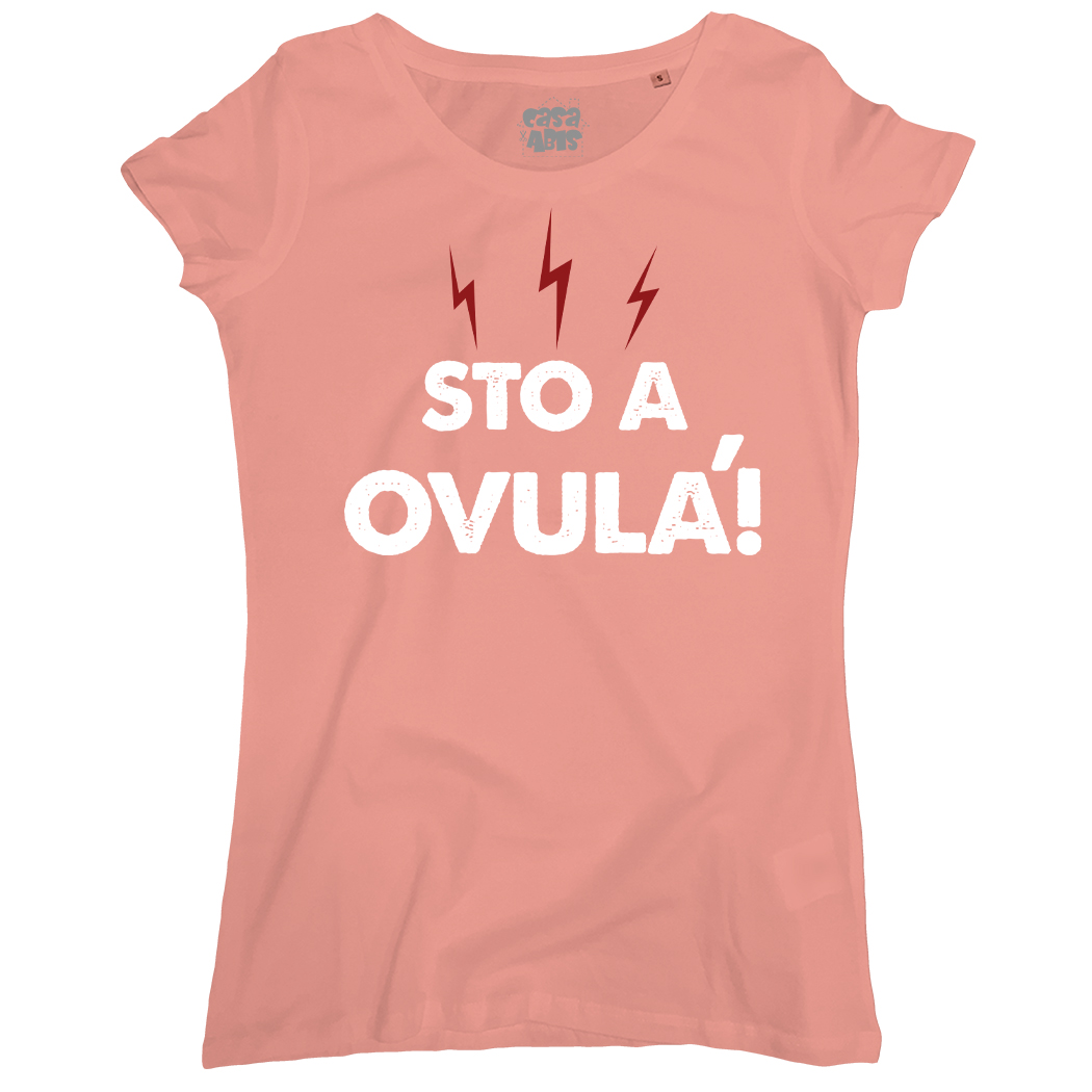 T-SHIRT DONNA - STO A OVULA' rose-clay