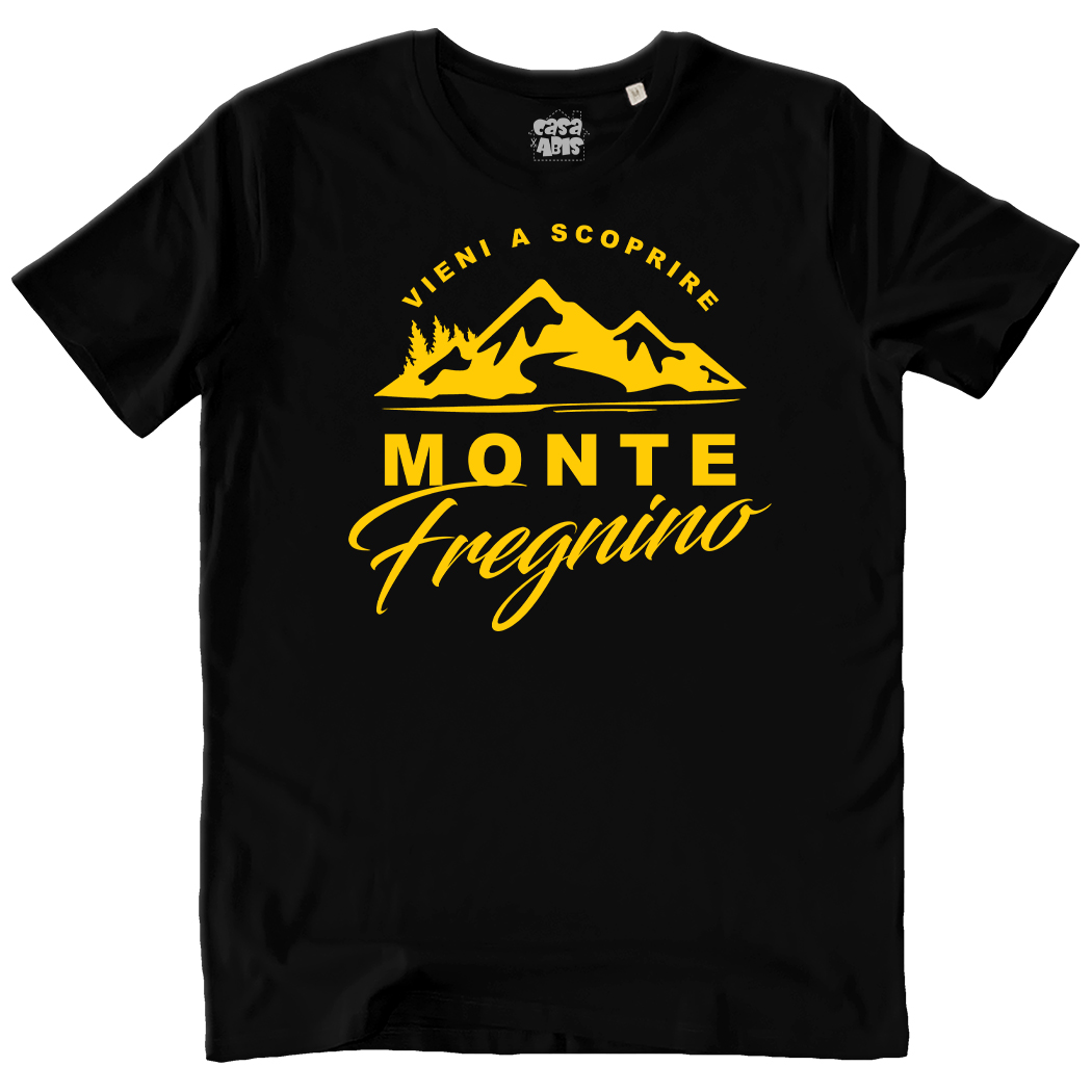 T-SHIRT UNISEX - MONTE FREGNINO black