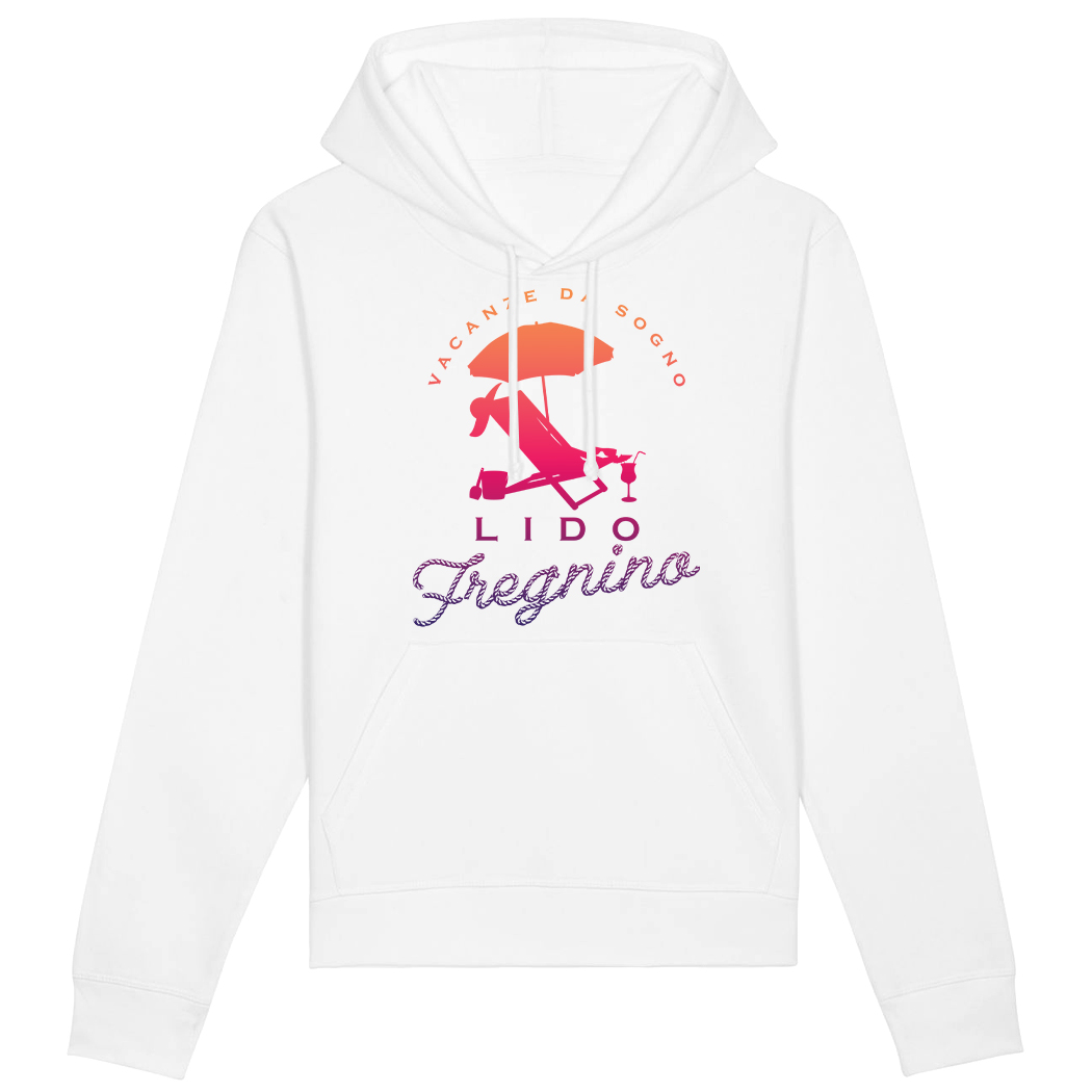 FELPA CAPPUCCIO - LIDO FREGNINO white