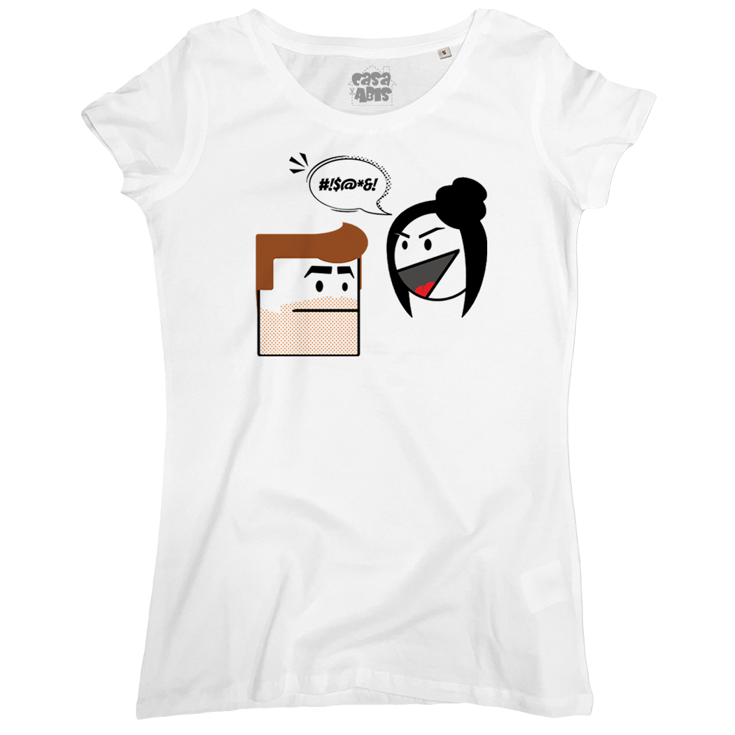T-SHIRT DONNA - THE DUO white